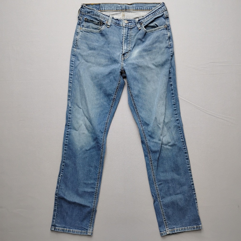 Levi 511 Slim Fit Jeans Blue Denim 33x32 Mens